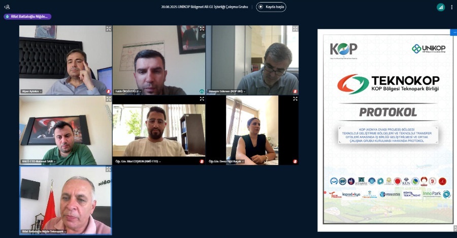 Unikop Bölgesel Ar-Ge İş Birliği Çalışma Grubu İkinci Toplantısını Gerçekleştirdi.