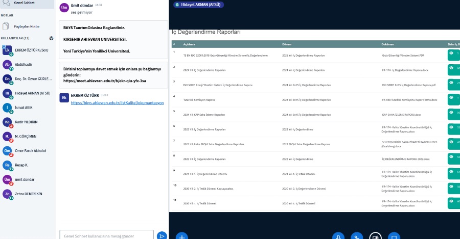 Bütünleşik Kalite Yönetim Sistemi (Bkys) Afyon Sağlık Bilimleri Üniversitesine Tanıtıldı