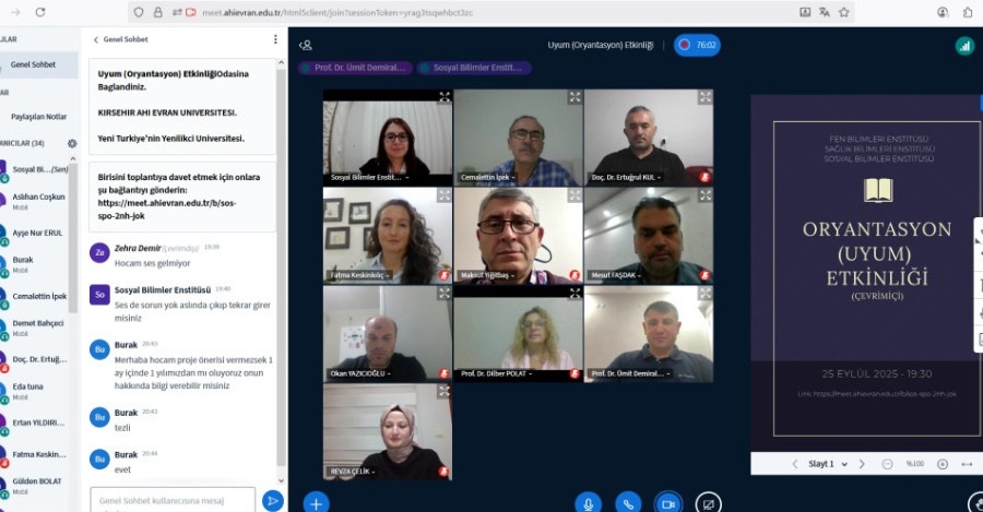 Lisansüstü Eğitim Öğrencilerine Online Kütüphane Tanıtımı Yapıldı.