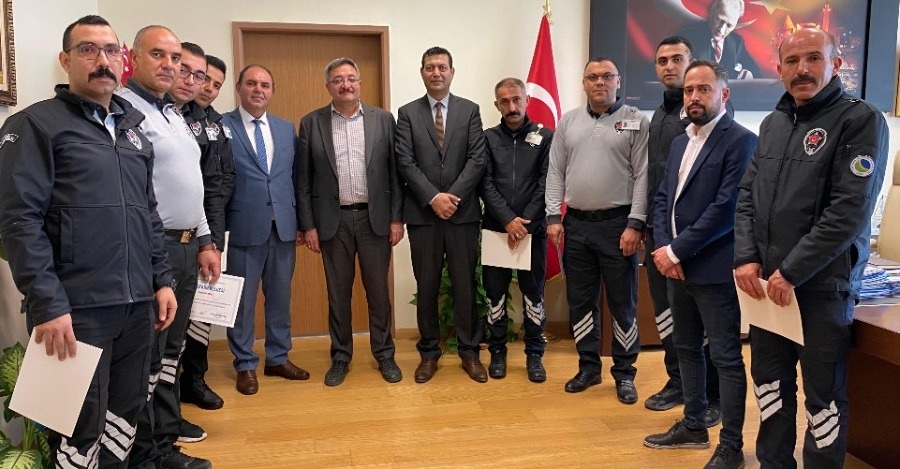 Güvenlik Personellerinin Özverili Çalışmalarına Genel Sekreterden Takdir