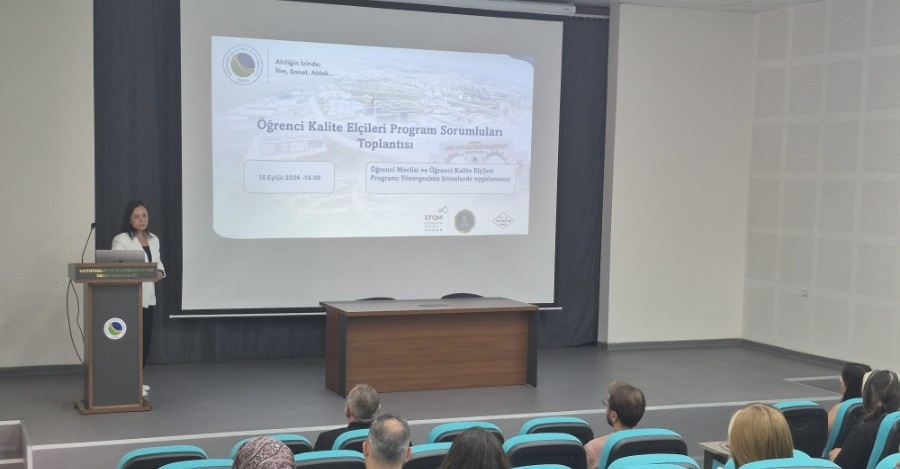 Öğrenci Meclisleri Ve Kalite Elçileri Yönergesi Hakkında Birim Sorumlularına Bilgilendirme Yapıldı