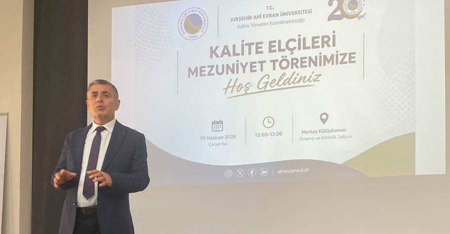 Birim Ve Bölüm Elçileri Kalite Mezuniyet Töreninde Buluştu