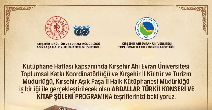 Abdallar Türkü Konseri Ve Kitap Şöleni