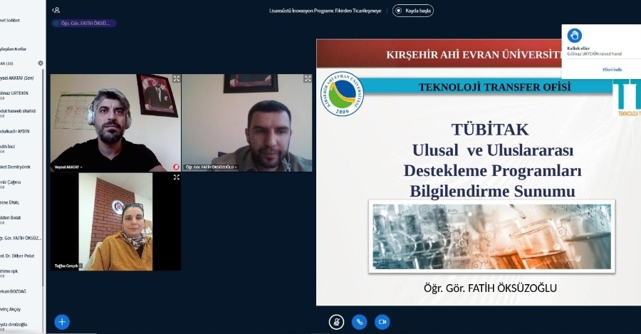 Kırşehir Ahi Evran Üniversitesi Tto’Dan “Lisansüstü İnovasyon Programı Fikirden Ticarileşmeye” Semineri