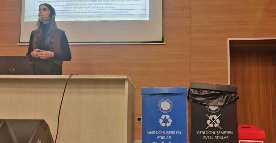 Başkanlığımıza Sıfır Atık Yönetimi Hakkında Bilgilendirme Eğitimi Verildi.