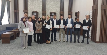 İdari Personelimize Teşekkür Belgesi Verildi.