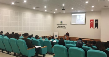 Ziraat Fakültesi'nde Eğitim Ve Bilgilendirme Toplantısı Gerçekleştirildi.