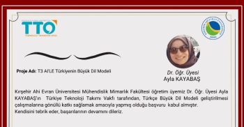 Akademisyenimizden Başarı