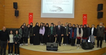 Kütüphane Haftasında Fatımatüz Zehra Kız Anadolu İmam Hatip Lisesi  Öğrencileri Kütüphanemizi  Ziyarette Bulundu