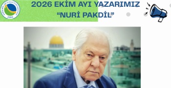 2026 Yılı Ekim Ayı Yazarımız 