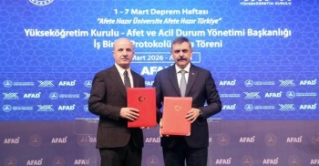 Yükseköğretim Kurulu Afet Ve Acil Yönetimi Başkanlığı  İş Birliği Protokol Töreni