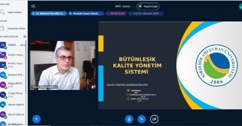 Bütünleşik Kalite Yönetim Sistemi Abdullah Gül Üniversitesine Tanıtıldı