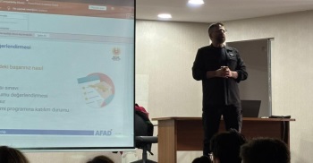 Mucur Meslek Yüksek Okuluna Afet Farkındalık Eğitimi