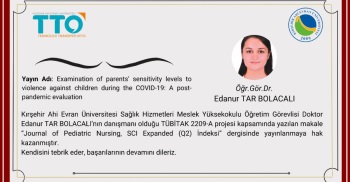 Akademisyenimizden Başarı