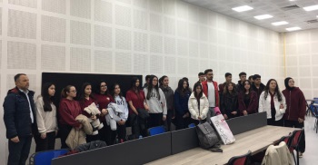 Hayriye Kımçak Anadolu Lisesi Öğrencilerini Merkez Kütüphanede Ağırladık.
