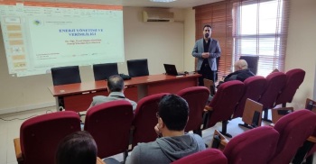Koordinatörlüğümüz Tarafından Spor Bilimleri Fakültesinde Enerji Yönetimi Ve Verimliği Konulu Eğitim Verildi