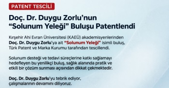 Kaeü’Den Patent Tescili Başarısı