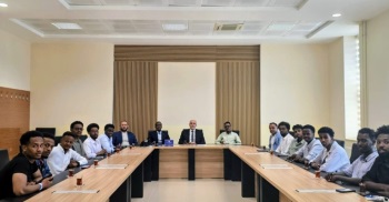 Somalili Akademisyenler Üniversitemiz Uluslararası Öğrenci Ofisini Ziyaret Etti