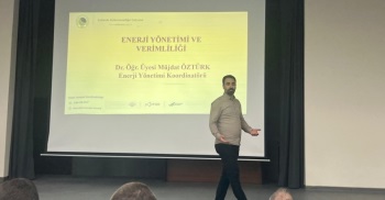 Enerji Yönetimi Koordinatörlüğü Tarafından Kütüphane Ve Dokümantasyon Daire Başkanlığında Enerji Yönetimi Ve Verimliği Konulu Eğitim Verildi