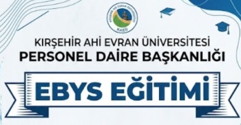 “Ebys (Elektronik Belge Yönetim Sistemi)” Konulu Eğitim Verilmiştir.