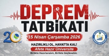Deprem Tatbikatı Hazırları....