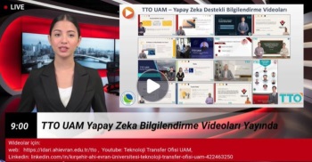 Tto Uam - Yapay Zeka Kullanılarak Hazırlanan Bilgilendirme Videoları Yayında!