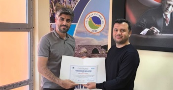 Ar-Ge, Kalite Ve Efqm Süreçlerine Katkı Sağlayan Personelimize Teşekkür Belgesi