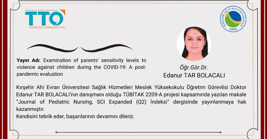 Akademisyenimizden Başarı