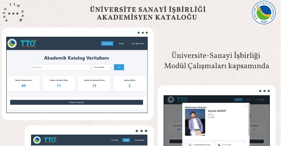 Kırşehir Ahi Evran Üniversitesi Akademisyen Kataloğu Ve Web Sayfası Yayına Hazırlanıyor!