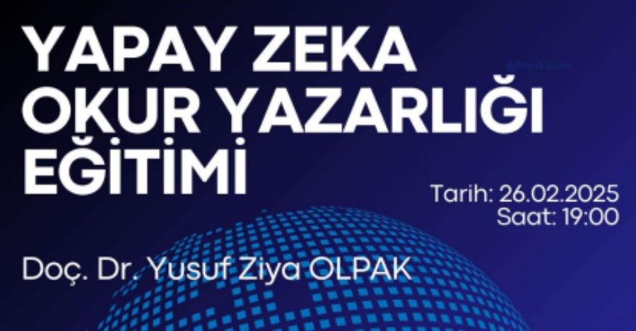 Yapay Zekâ Okuryazalığı Eğitimi Verildi