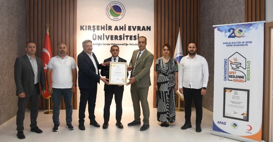 Genel Sekreterimiz  Dr. Öğr. Üyesi Hüseyin İlter Afet Beslenme Grubu Üyelik Belgesi Takdim Programına Katılmıştır.