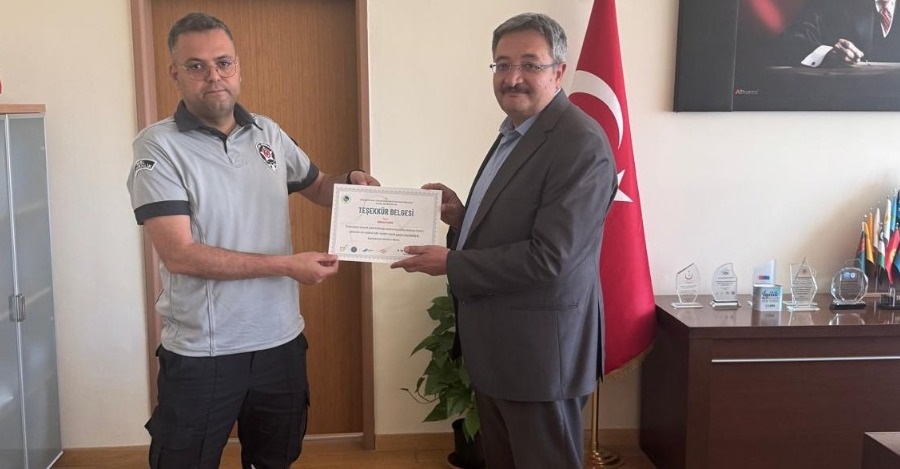Güvenlikte Dikkat Ve Başarı Belgelendirildi