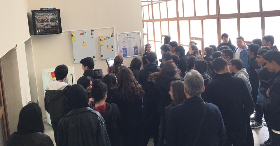Sıddık Demir Anadolu Lisesi Öğrencilerini Merkez Kütüphanede Ağırladık.