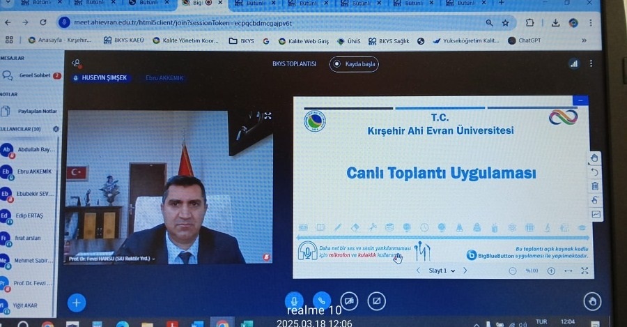 Siirt Üniversitesine Bütünleşik Kalite Yönetim Sistemi Tanıtıldı