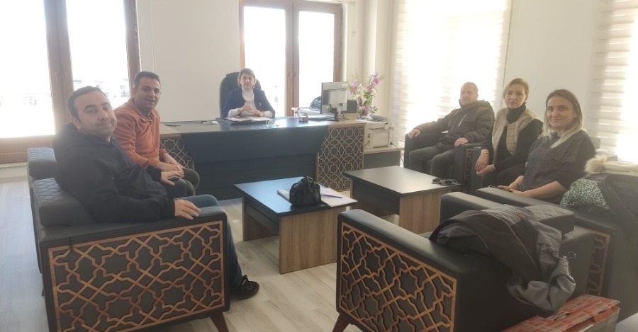 İş Sağlığı Ve Güvenliği Koordinatörlüğünce Daire Başkanlığımıza Ziyarette Bulunularak Toplantı Yapılmıştır.