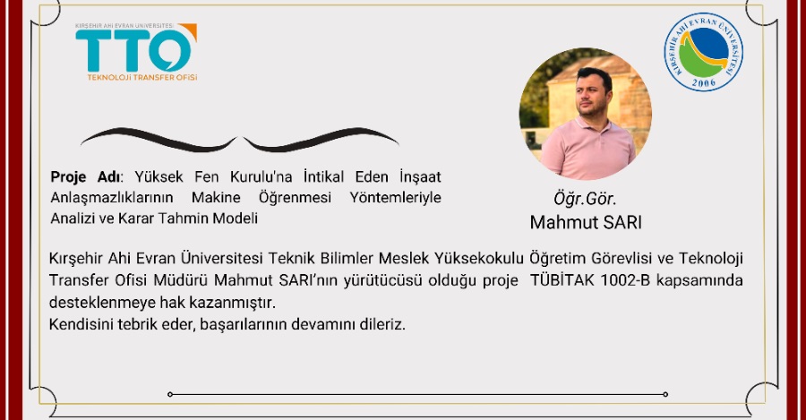 Akademisyenimizden Başarı..