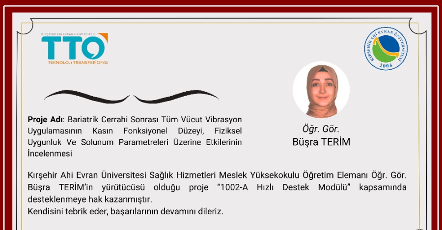 Akademisyenimizden Başarı