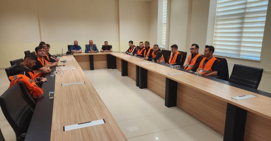 Üniversitemize Yeni Başlayan Koruma Ve Güvenlik Personellerine İş Başı Eğitimi Verildi.