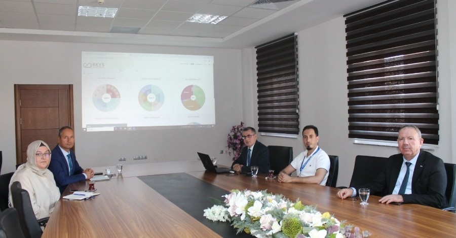 Nuh Naci Yazgan Üniversitesine Üniversitemizin Ödüllü Yönetim Sistemi Yazılımı Tanıtıldı