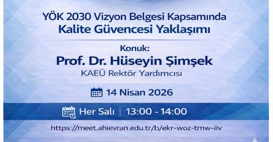 Kalite Saatinde Yök 2030 Vizyonu Konuşuldu