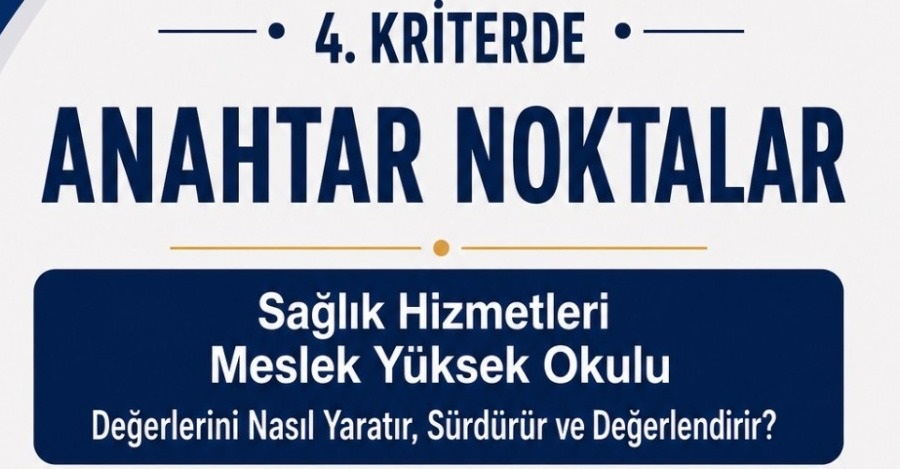 Sağlık Hizmetleri Meslek Yüksekokulumuzda E F Q M Saha Hazırlık Toplantısı Gerçekleştirildi