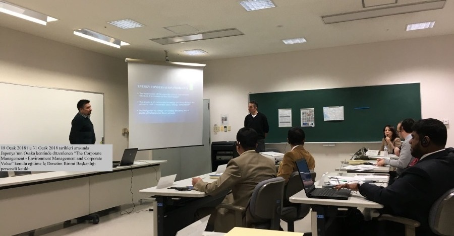 İç Denetim Birimi Başkanlığı Japonya’Da Eğitime Katıldı.