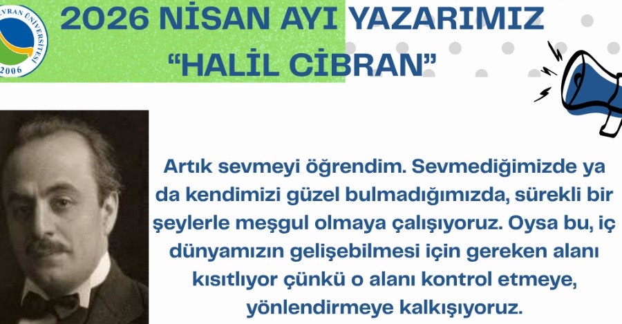 Nisan Ayı Yazarımız 